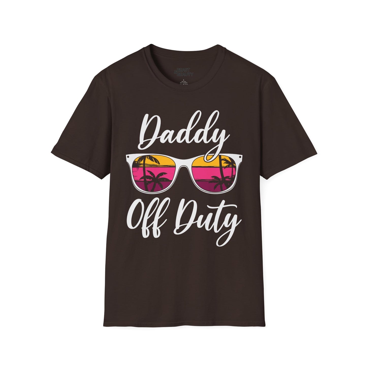 daddy off duty t-shirt dark chocolate t-shirt uk Father's Day gift idea