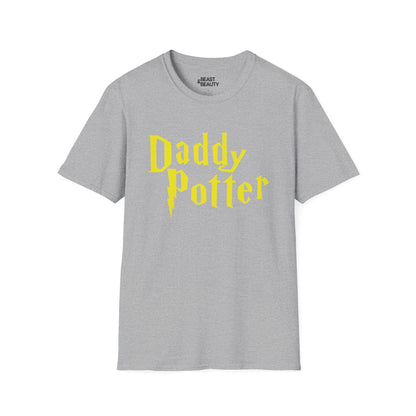 daddy potter t-shirt sport grey t-shirt uk Father's Day gift idea