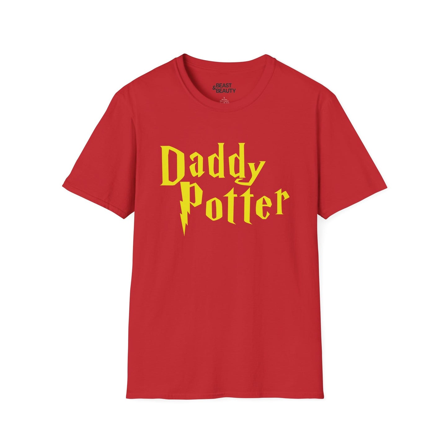 daddy potter t-shirt red t-shirt uk Father's Day gift idea