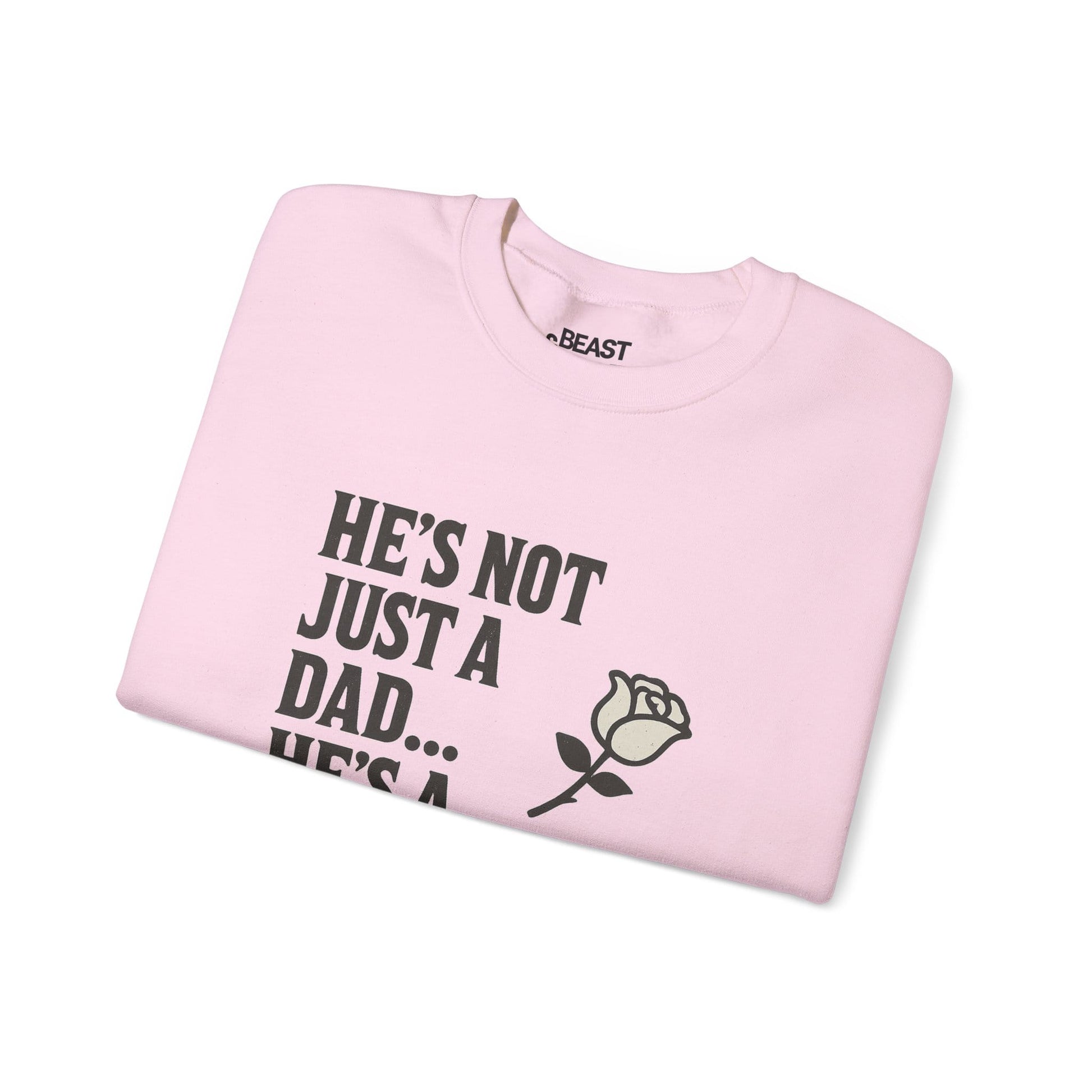 he s not just a dad he s a dadfather sweatshirt sweatshirt uk Father's Day gift idea image 5