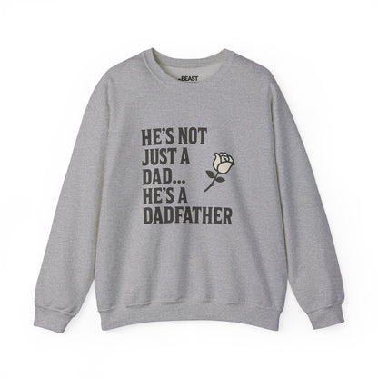 he s not just a dad he s a dadfather sweatshirt sport grey sweatshirt uk Father's Day gift idea