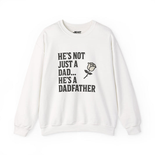 he s not just a dad he s a dadfather sweatshirt white sweatshirt uk Father's Day gift idea