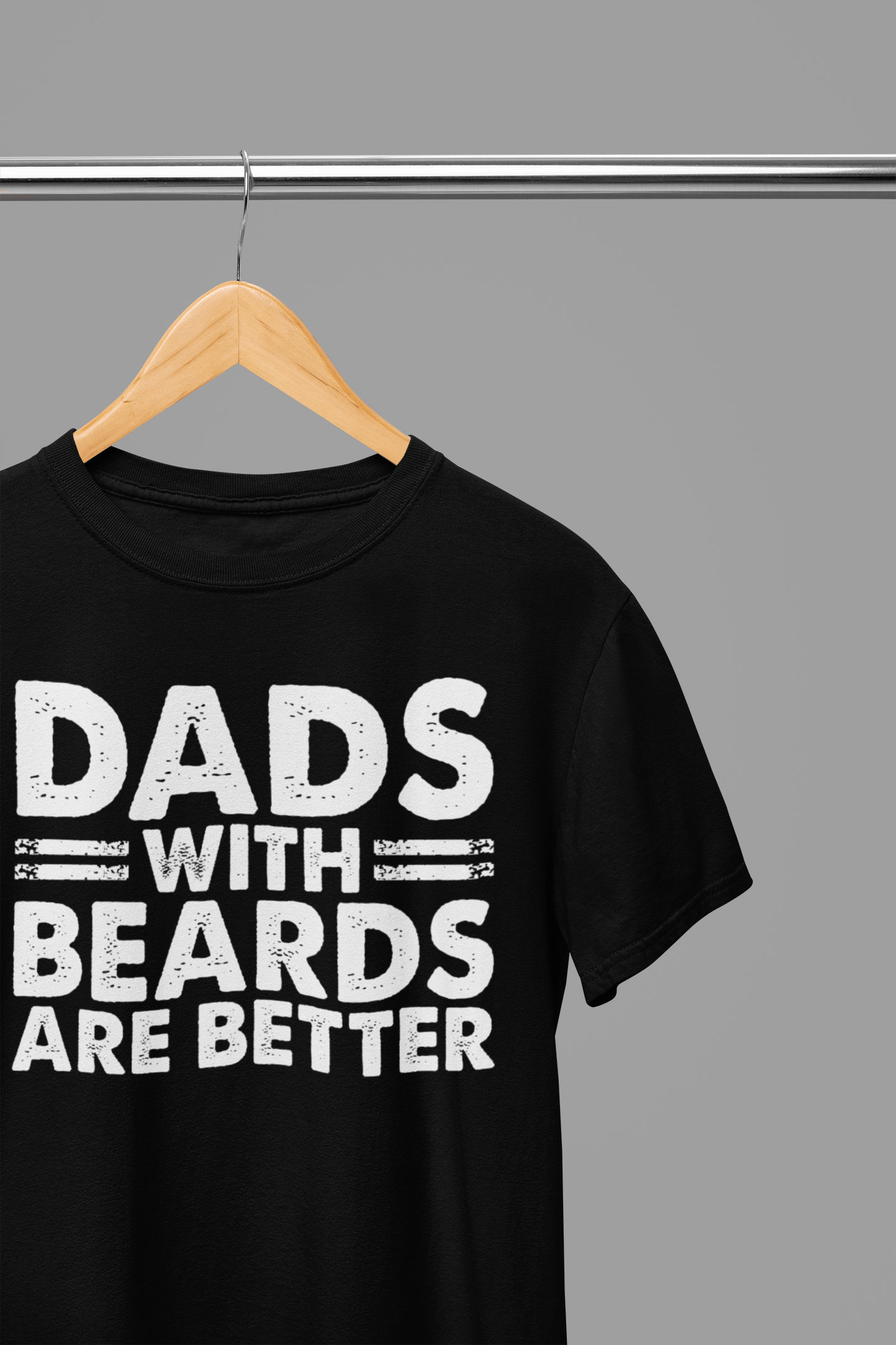 Dads With Beards Are Better Fathers Day Sweatshirt/Tshirt T-Shirt / small / Black gift_idea unique_gift personalised_gift
