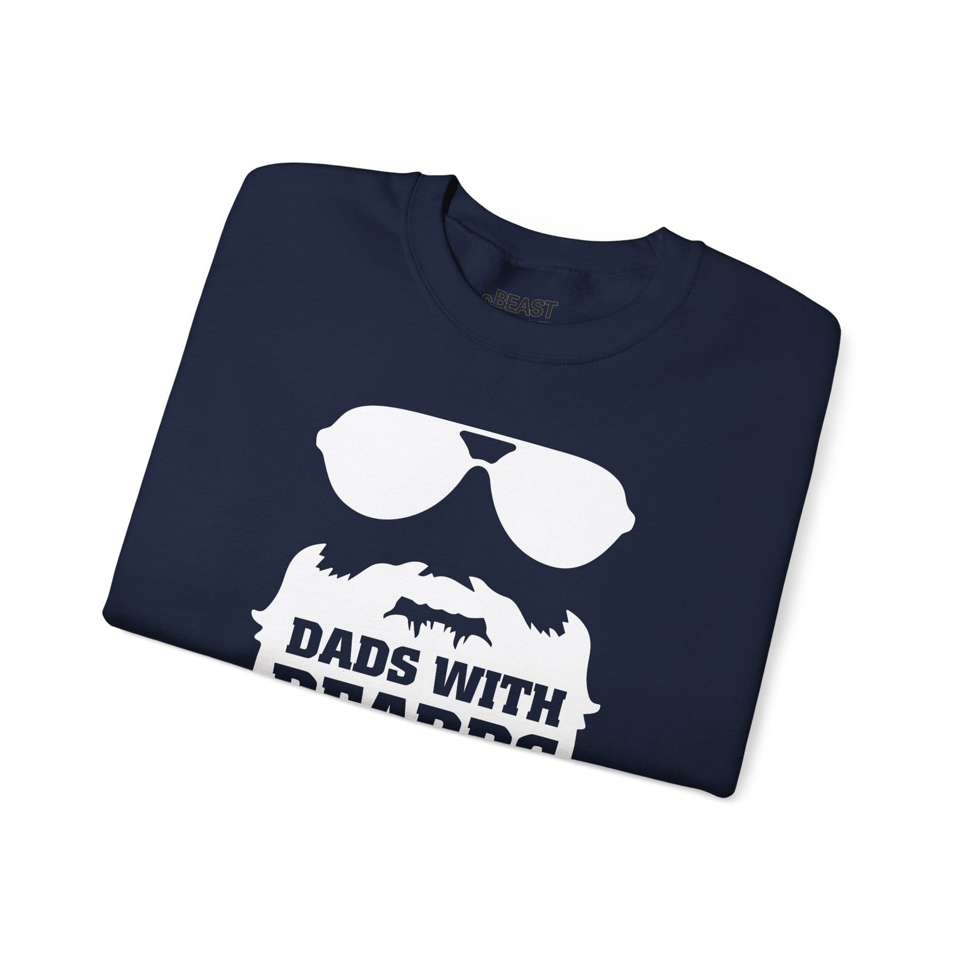 dads with beards are better sweatshirt sweatshirt uk Father's Day gift idea image 20