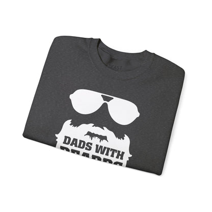 dads with beards are better sweatshirt sweatshirt uk Father's Day gift idea image 17