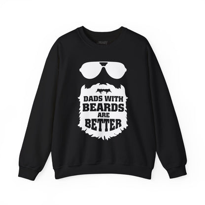 dads with beards are better sweatshirt black sweatshirt uk Father's Day gift idea