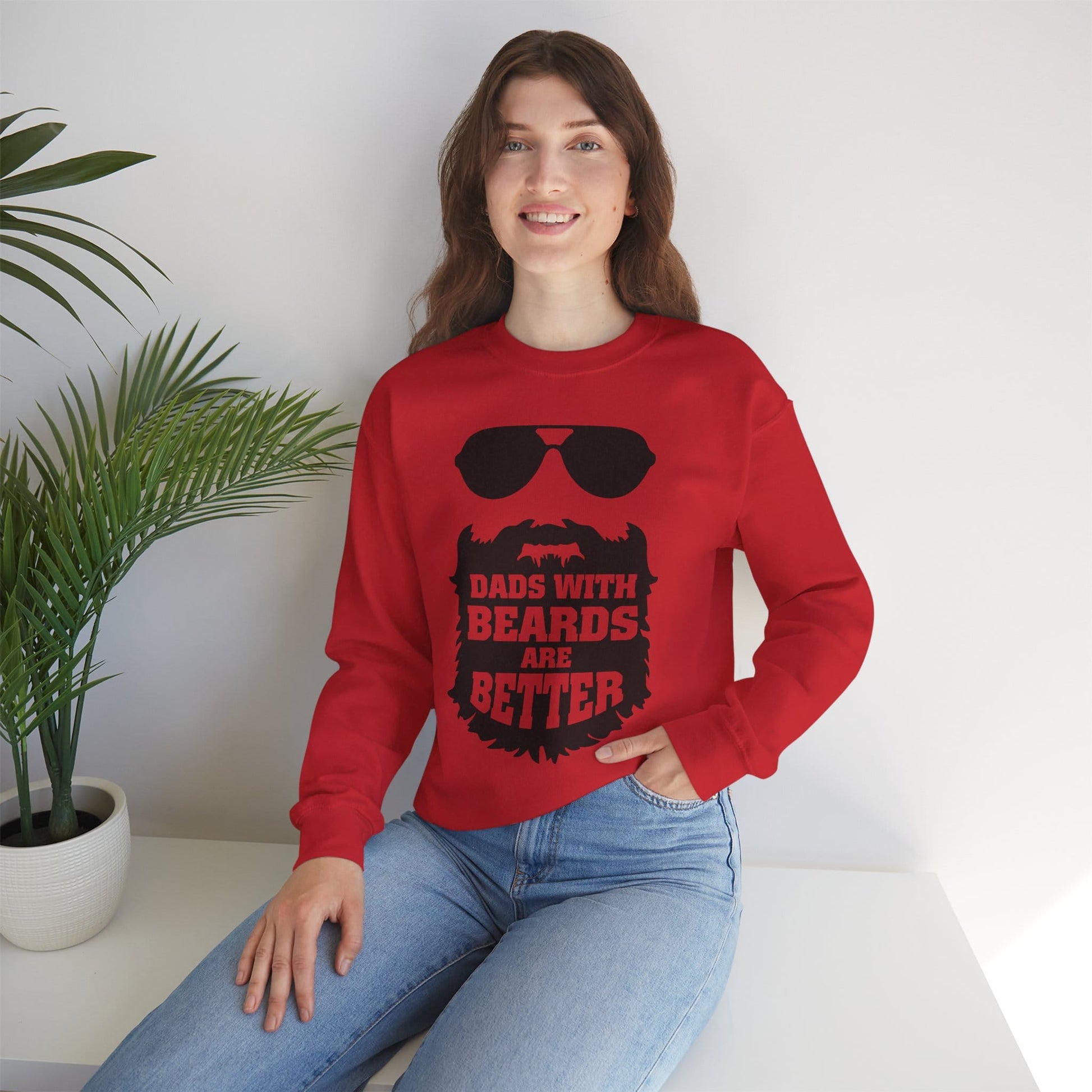 Dads With Beards Are Better Sweatshirt | Father’s Day Gift | Sizes S-5XL gift_idea unique_gift personalised_gift