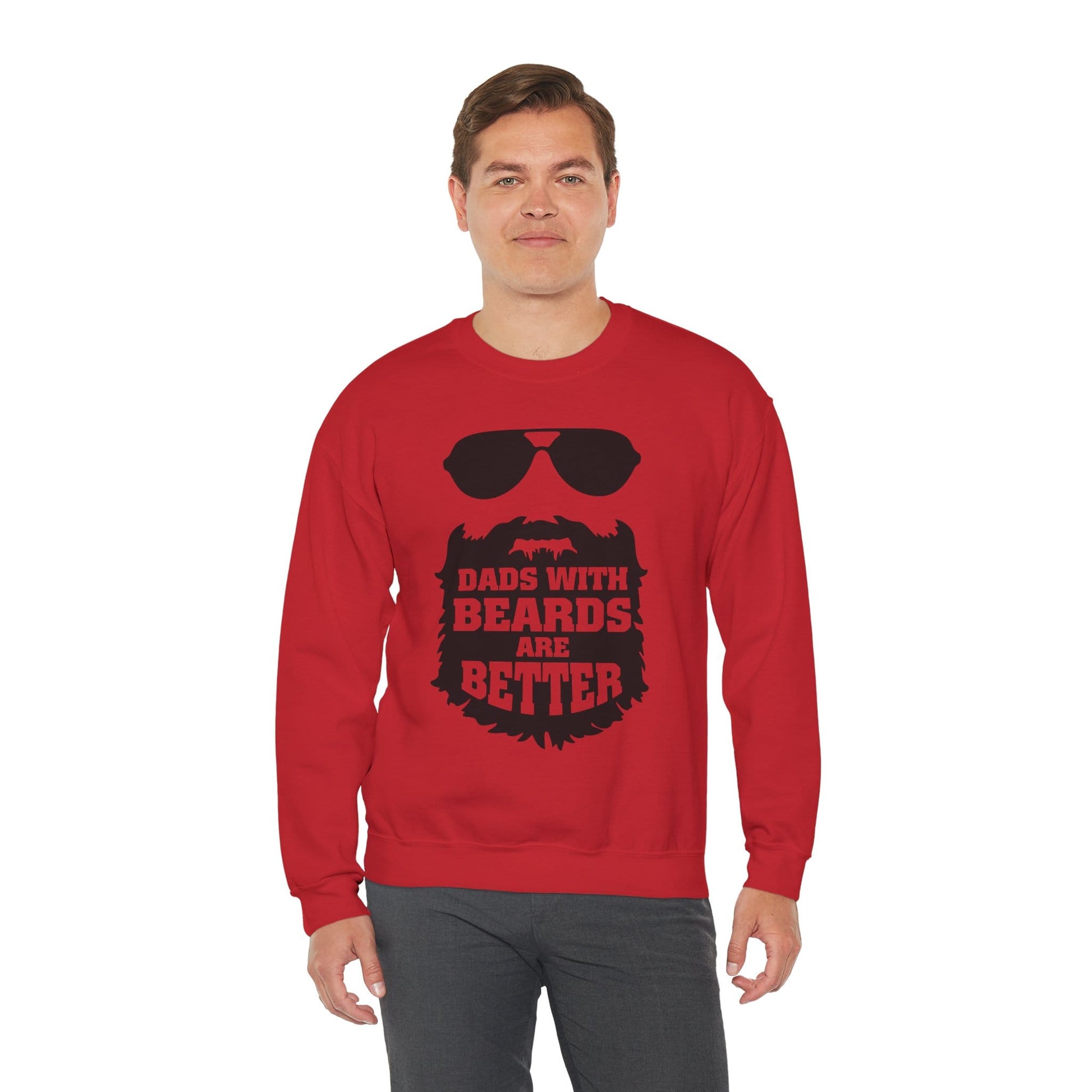 Dads With Beards Are Better Sweatshirt | Father’s Day Gift | Sizes S-5XL gift_idea unique_gift personalised_gift