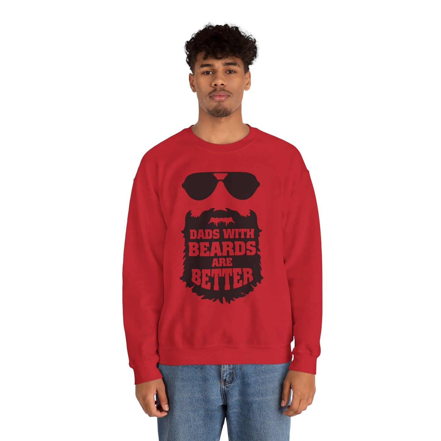 Dads With Beards Are Better Sweatshirt | Father’s Day Gift | Sizes S-5XL gift_idea unique_gift personalised_gift