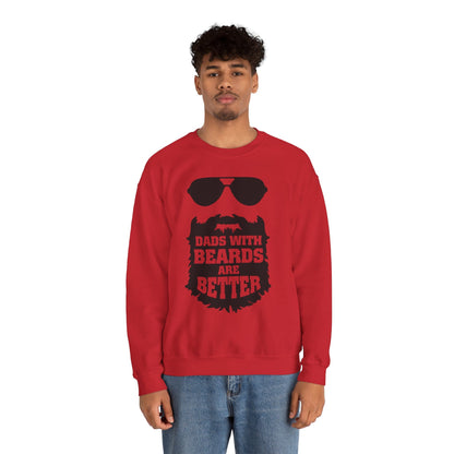 Dads With Beards Are Better Sweatshirt | Father’s Day Gift | Sizes S-5XL gift_idea unique_gift personalised_gift