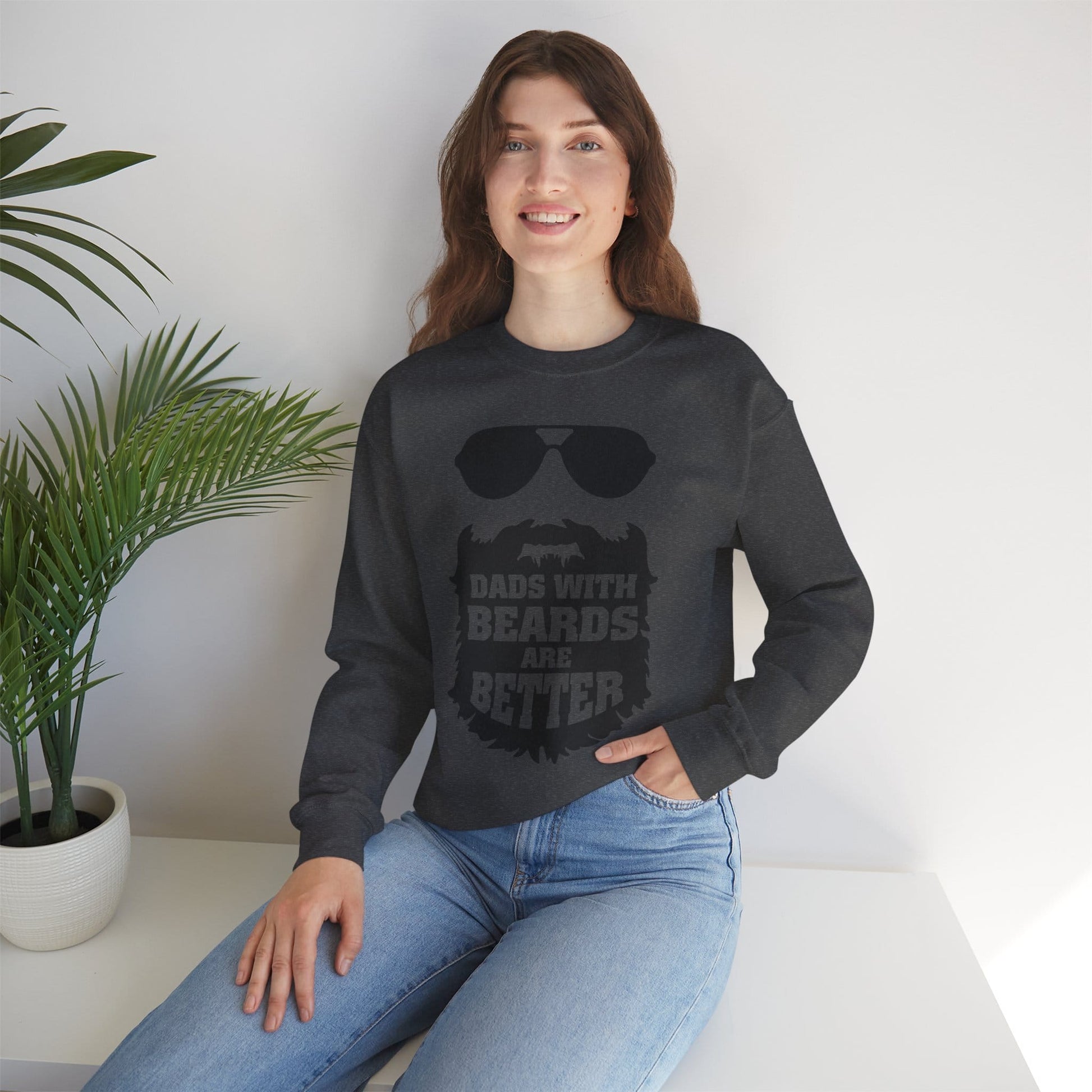 Dads With Beards Are Better Sweatshirt | Father’s Day Gift | Sizes S-5XL gift_idea unique_gift personalised_gift