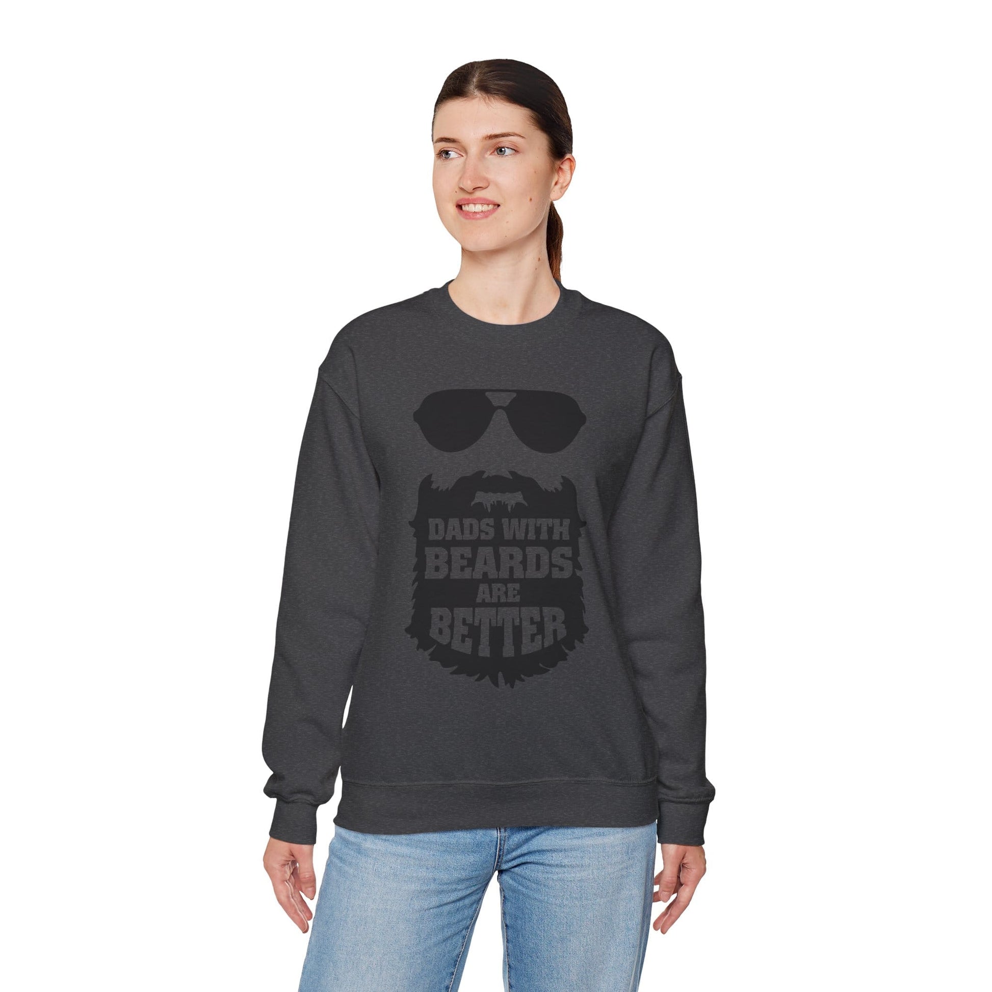 Dads With Beards Are Better Sweatshirt | Father’s Day Gift | Sizes S-5XL gift_idea unique_gift personalised_gift