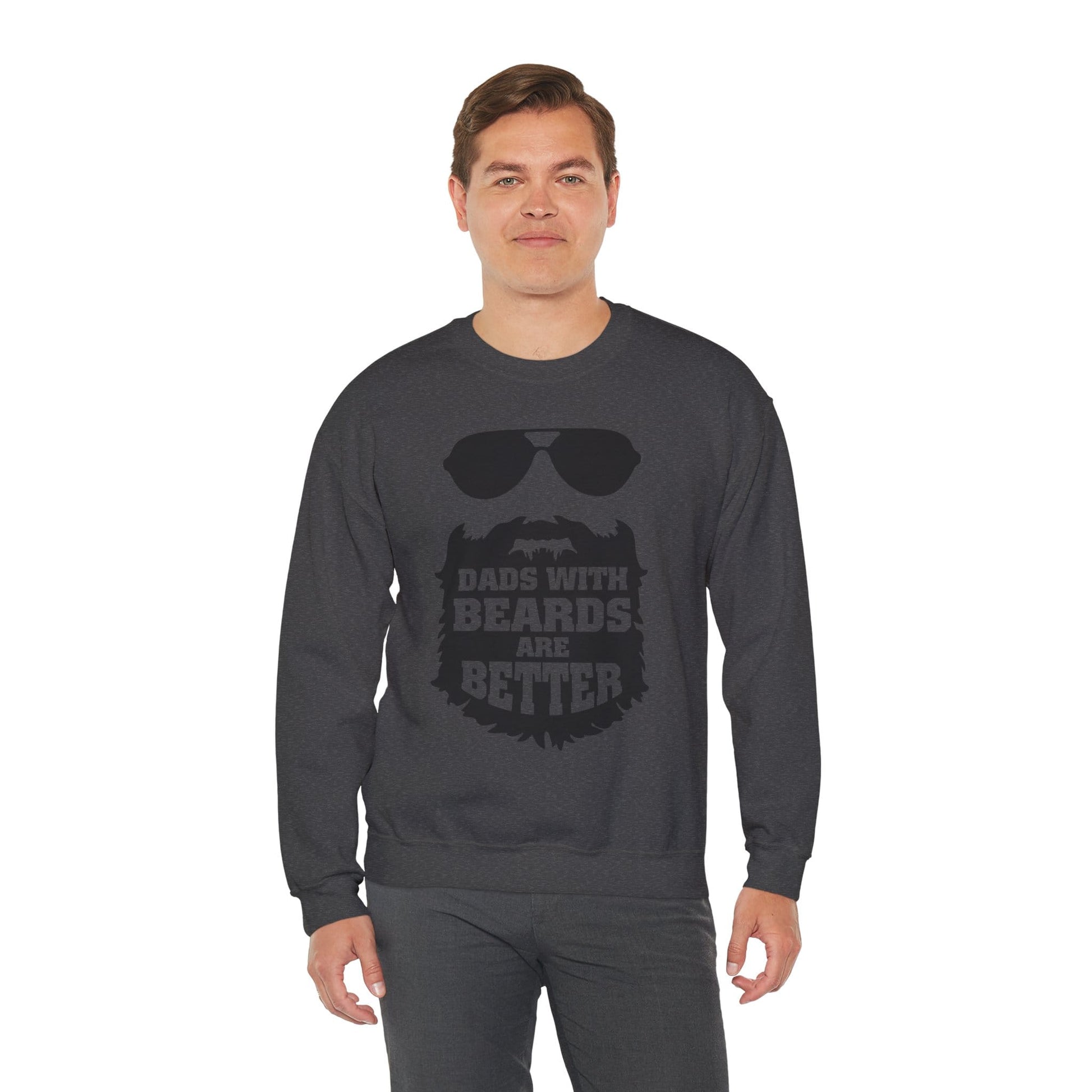 Dads With Beards Are Better Sweatshirt | Father’s Day Gift | Sizes S-5XL gift_idea unique_gift personalised_gift