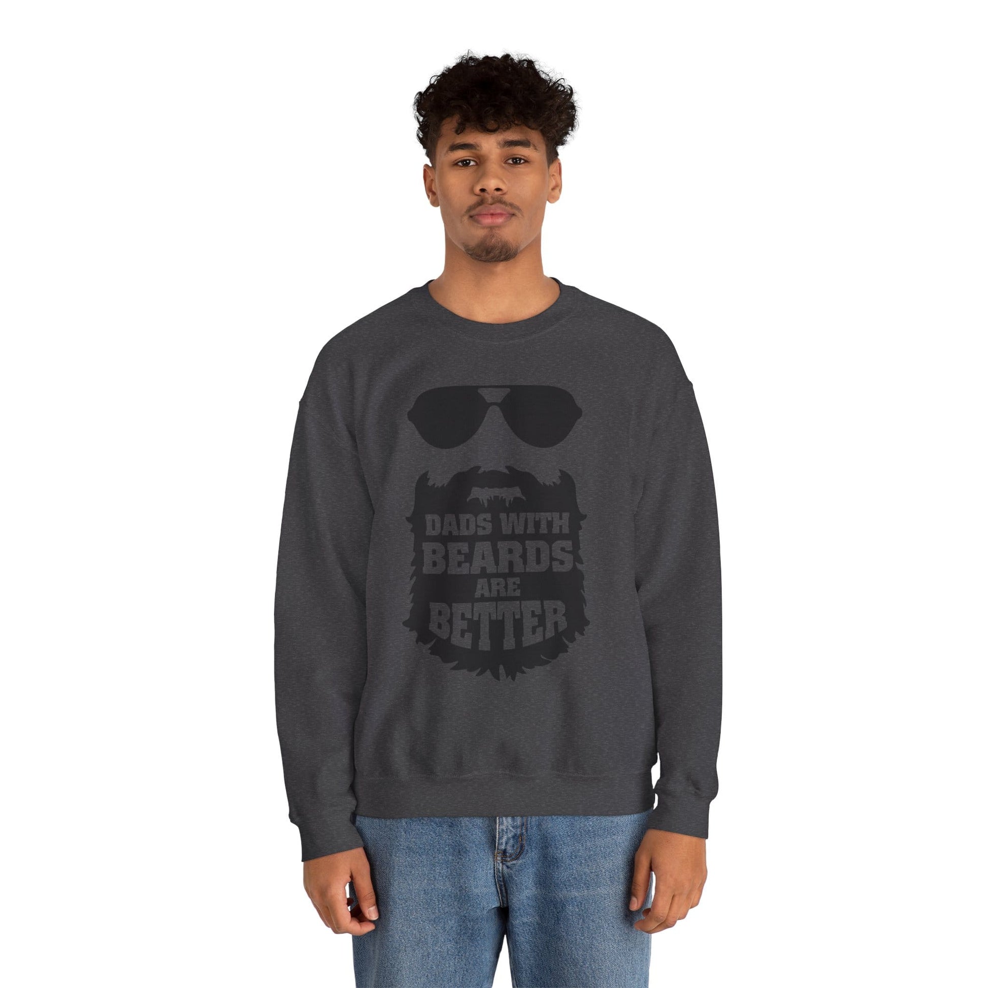 Dads With Beards Are Better Sweatshirt | Father’s Day Gift | Sizes S-5XL gift_idea unique_gift personalised_gift