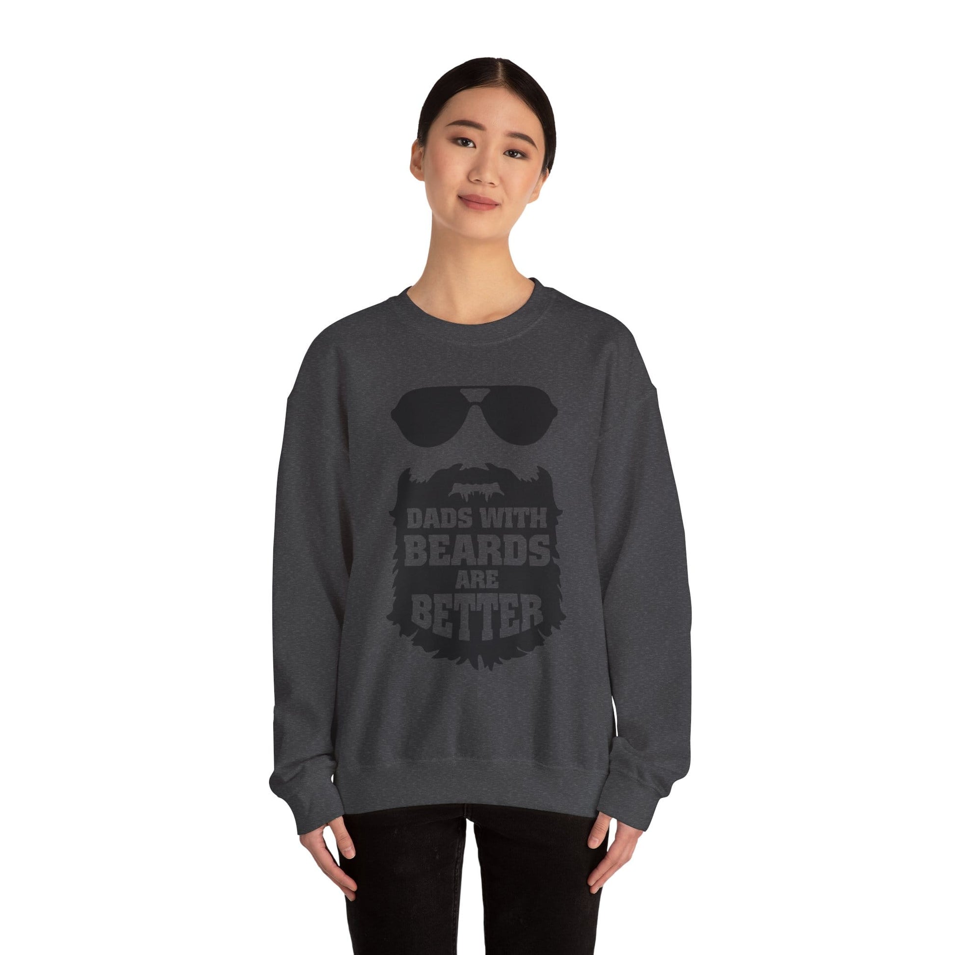 Dads With Beards Are Better Sweatshirt | Father’s Day Gift | Sizes S-5XL gift_idea unique_gift personalised_gift