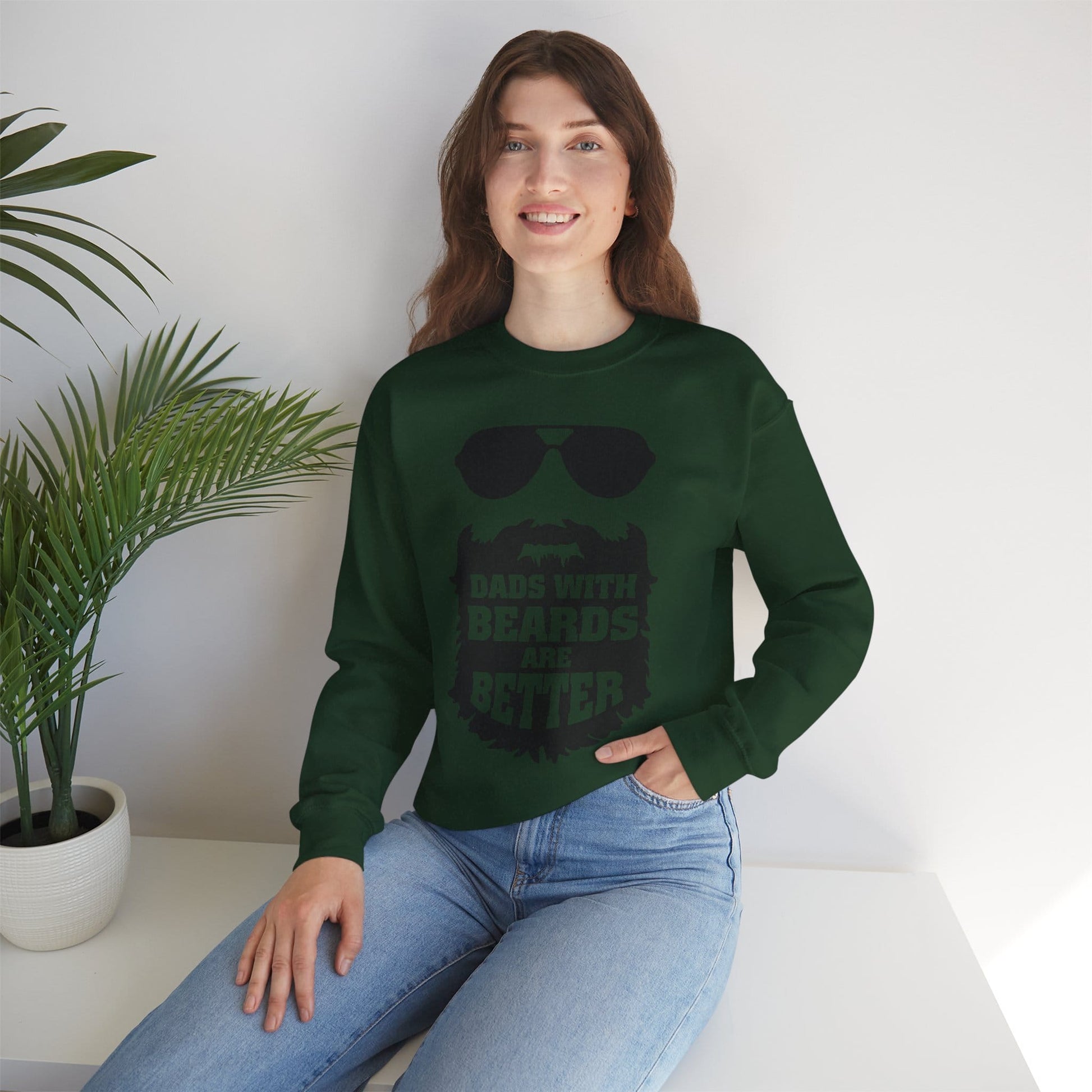 Dads With Beards Are Better Sweatshirt | Father’s Day Gift | Sizes S-5XL gift_idea unique_gift personalised_gift