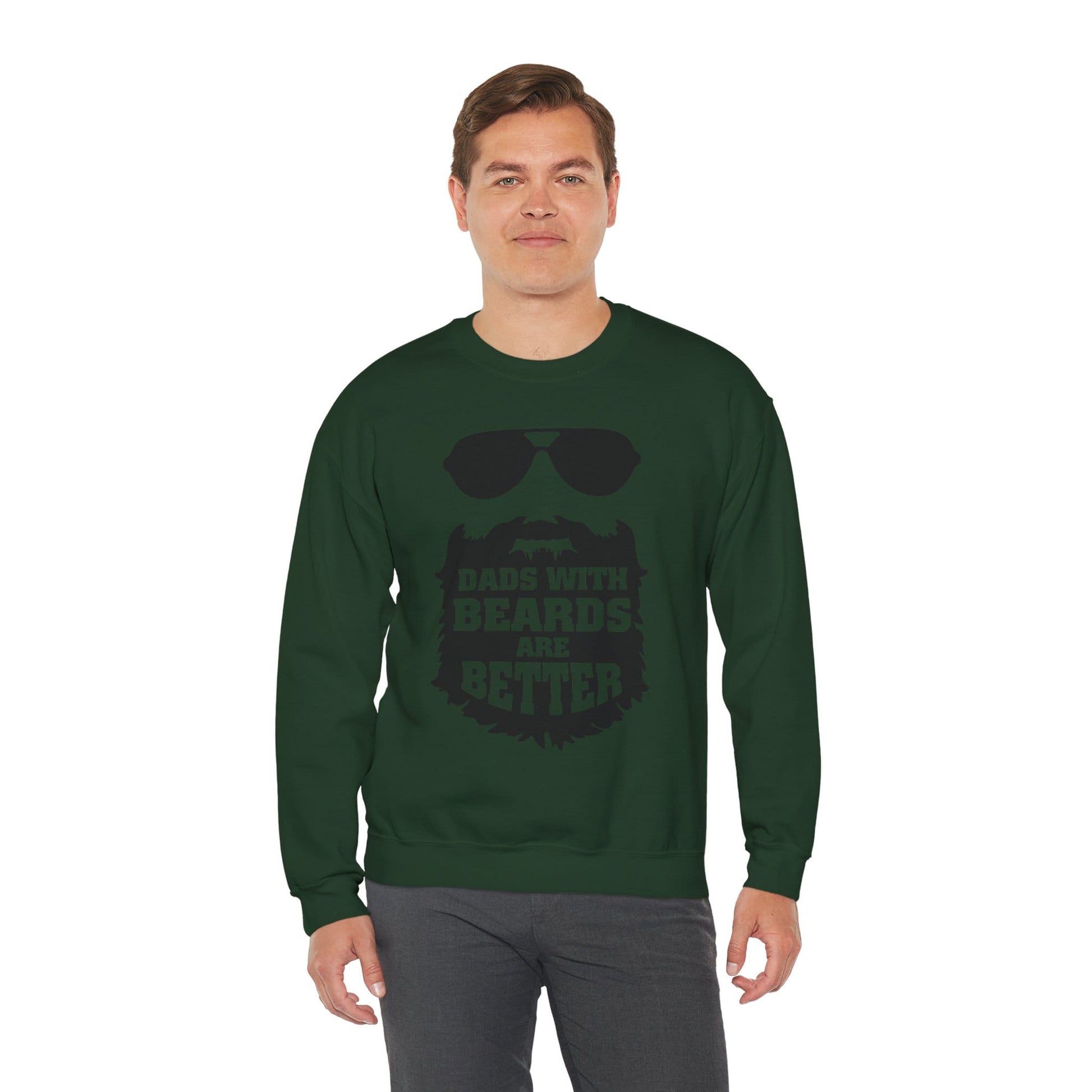 Dads With Beards Are Better Sweatshirt | Father’s Day Gift | Sizes S-5XL gift_idea unique_gift personalised_gift