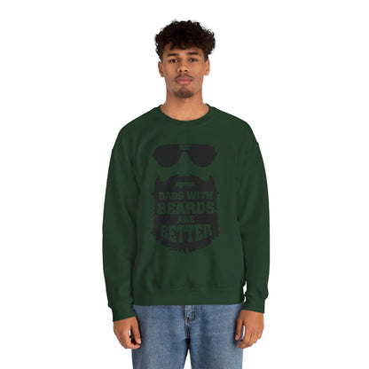 Dads With Beards Are Better Sweatshirt | Father’s Day Gift | Sizes S-5XL gift_idea unique_gift personalised_gift
