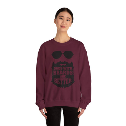 Dads With Beards Are Better Sweatshirt | Father’s Day Gift | Sizes S-5XL gift_idea unique_gift personalised_gift
