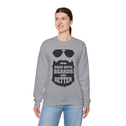 Dads With Beards Are Better Sweatshirt | Father’s Day Gift | Sizes S-5XL gift_idea unique_gift personalised_gift