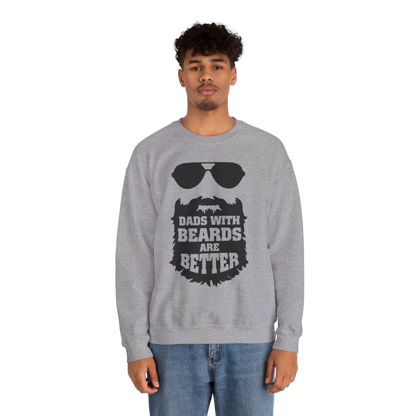 Dads With Beards Are Better Sweatshirt | Father’s Day Gift | Sizes S-5XL gift_idea unique_gift personalised_gift