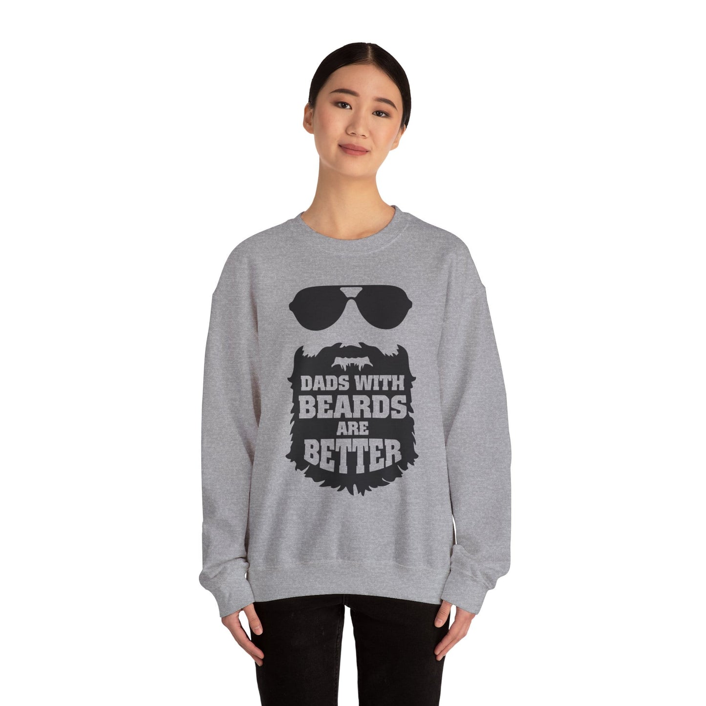 Dads With Beards Are Better Sweatshirt | Father’s Day Gift | Sizes S-5XL gift_idea unique_gift personalised_gift