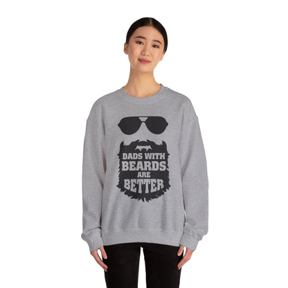 Dads With Beards Are Better Sweatshirt | Father’s Day Gift | Sizes S-5XL gift_idea unique_gift personalised_gift