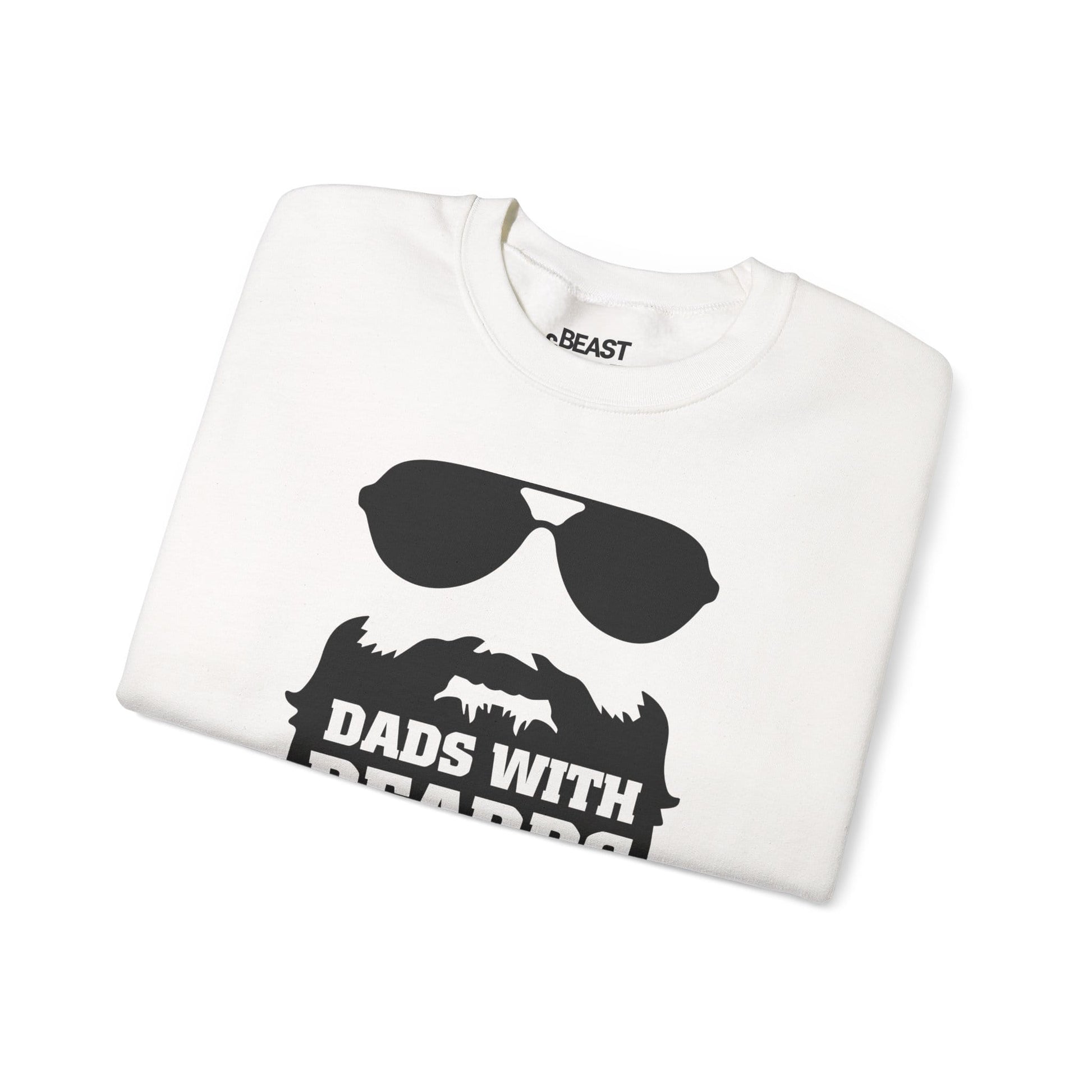 dads with beards are better sweatshirt father s day gift sizes s-5xl sweatshirt uk Christmas gift idea image 18