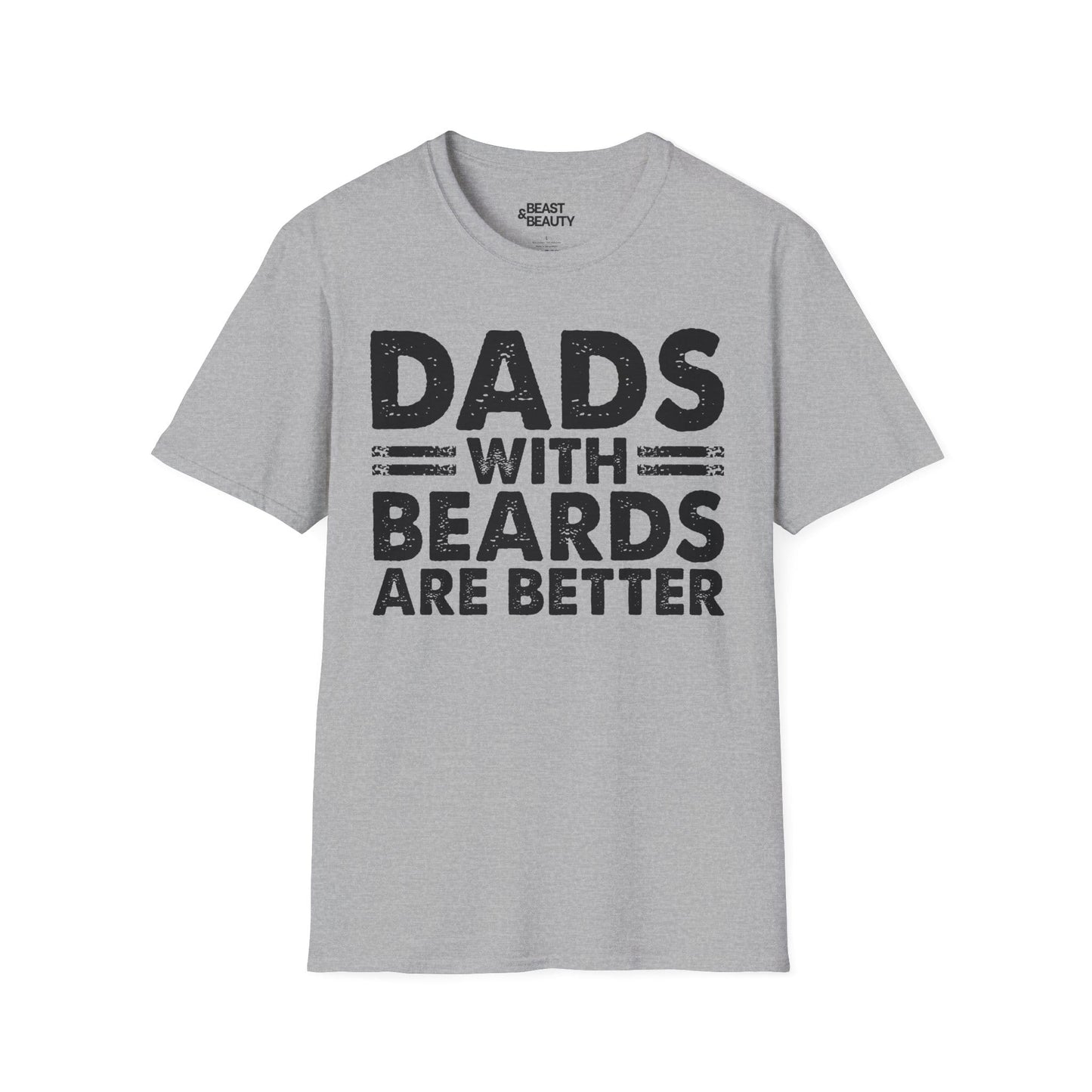 dads with beards are better t-shirt sport grey t-shirt uk Father's Day gift idea