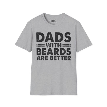 dads with beards are better t-shirt sport grey t-shirt uk Father's Day gift idea