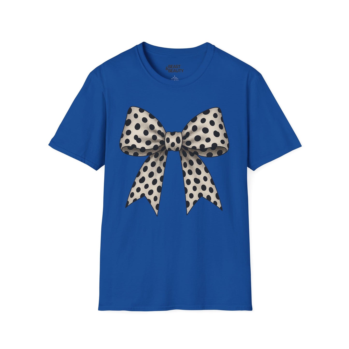 dalmatian bow t-shirt royal t-shirt uk coquette gift idea
