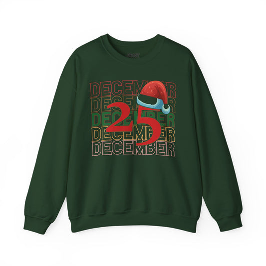december 25 christmas sweatshirt forest green sweatshirt uk Christmas gift idea
