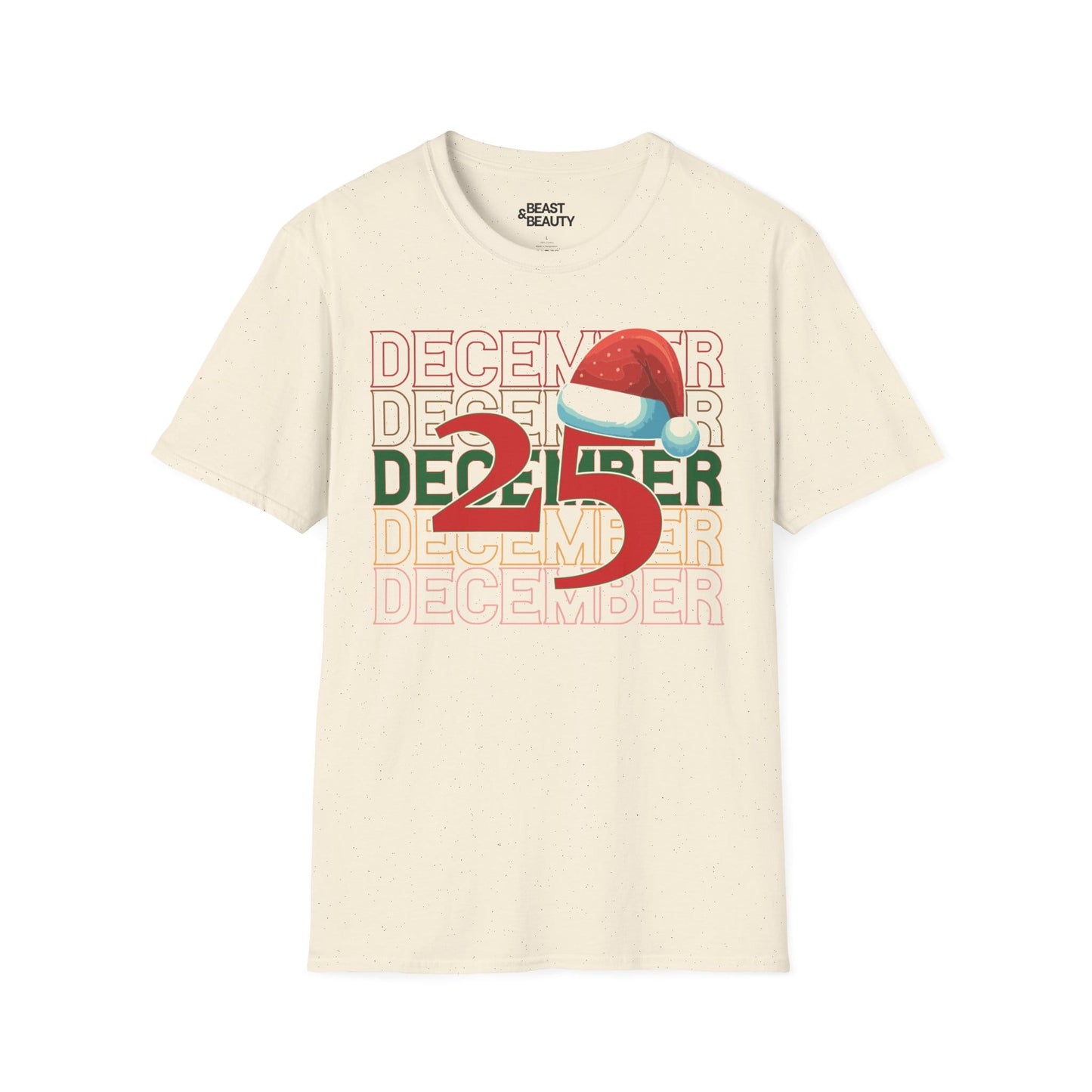 december 25 christmas t-shirt natural t-shirt uk Christmas gift idea