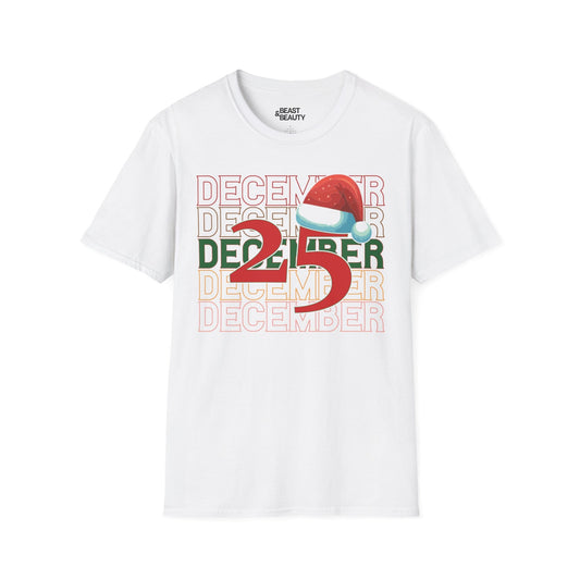 december 25 christmas t-shirt white t-shirt uk Christmas gift idea