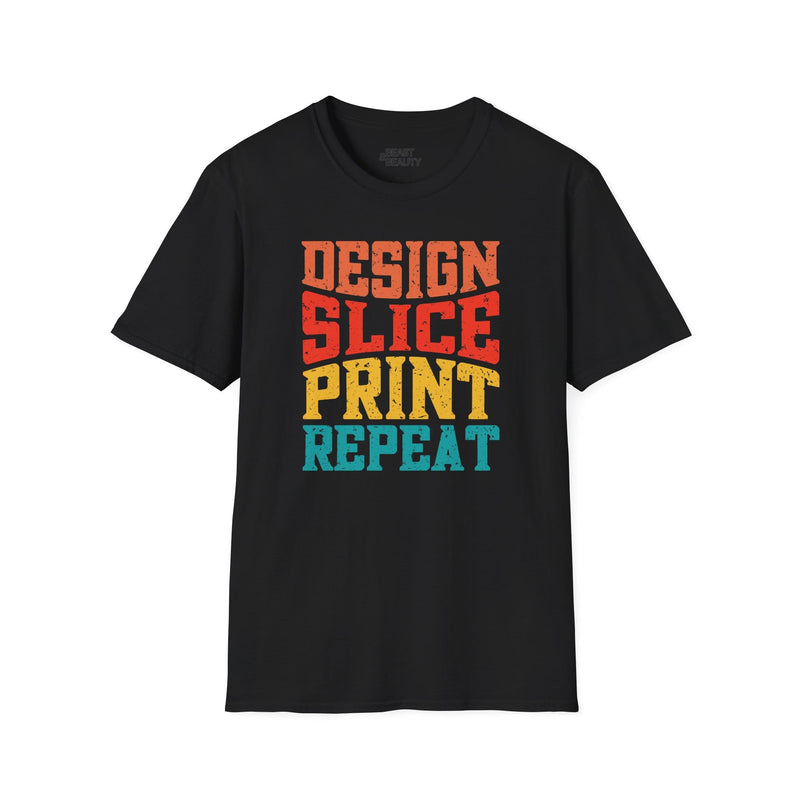 Design Slice Print Repeat T-Shirt