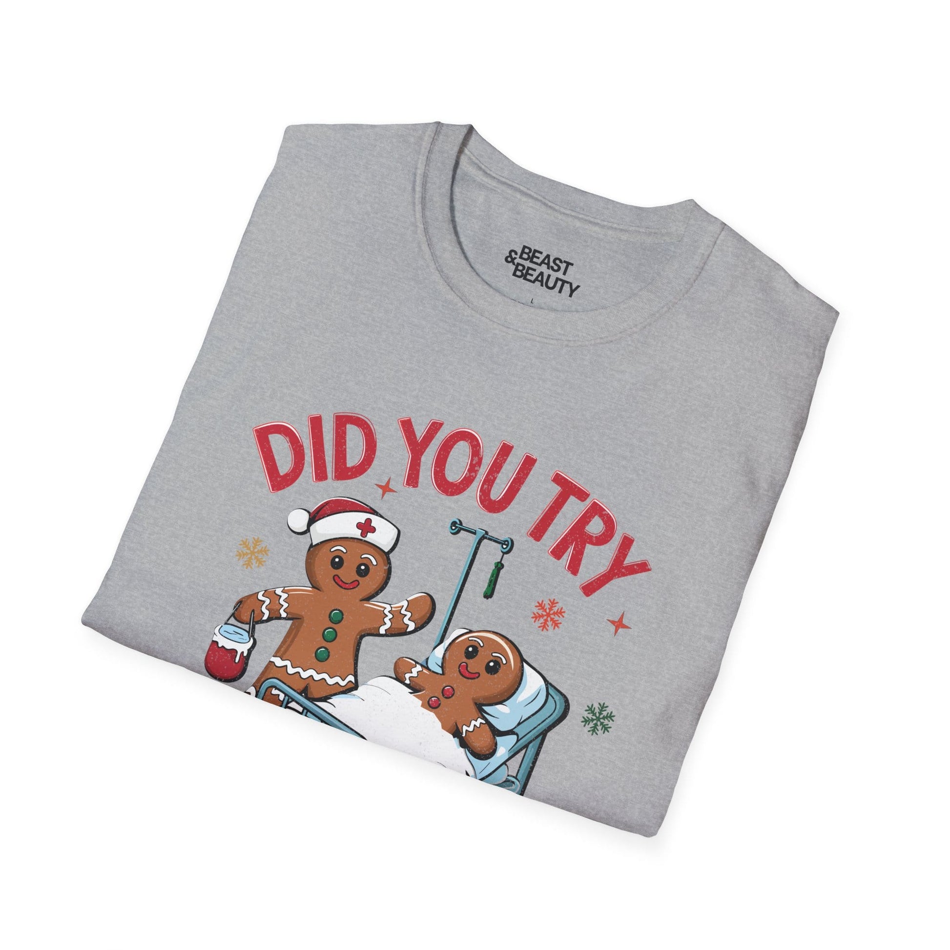 did you try icing it funny christmas t-shirt t-shirt uk Christmas gift idea image 7