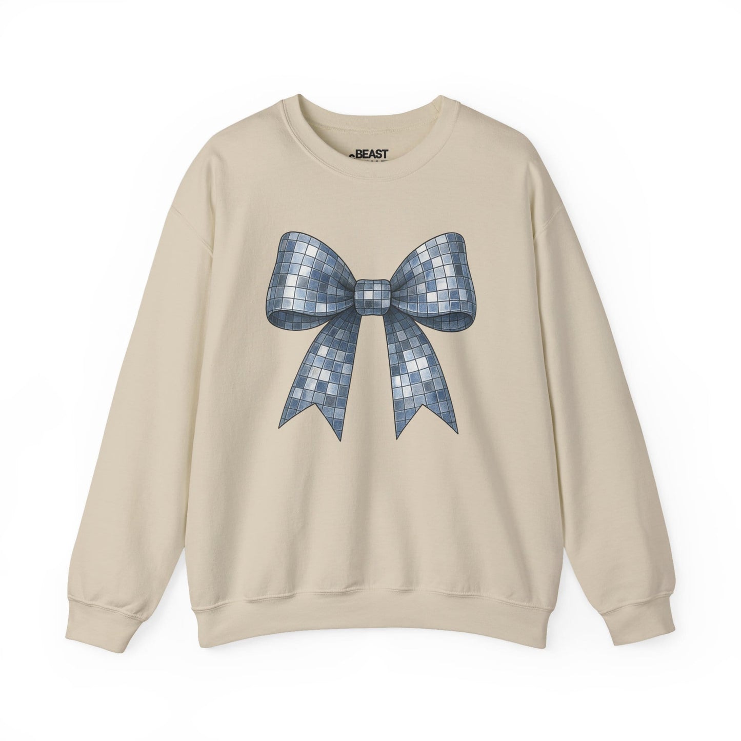 disco bow sweatshirt sand sweatshirt uk coquette gift idea