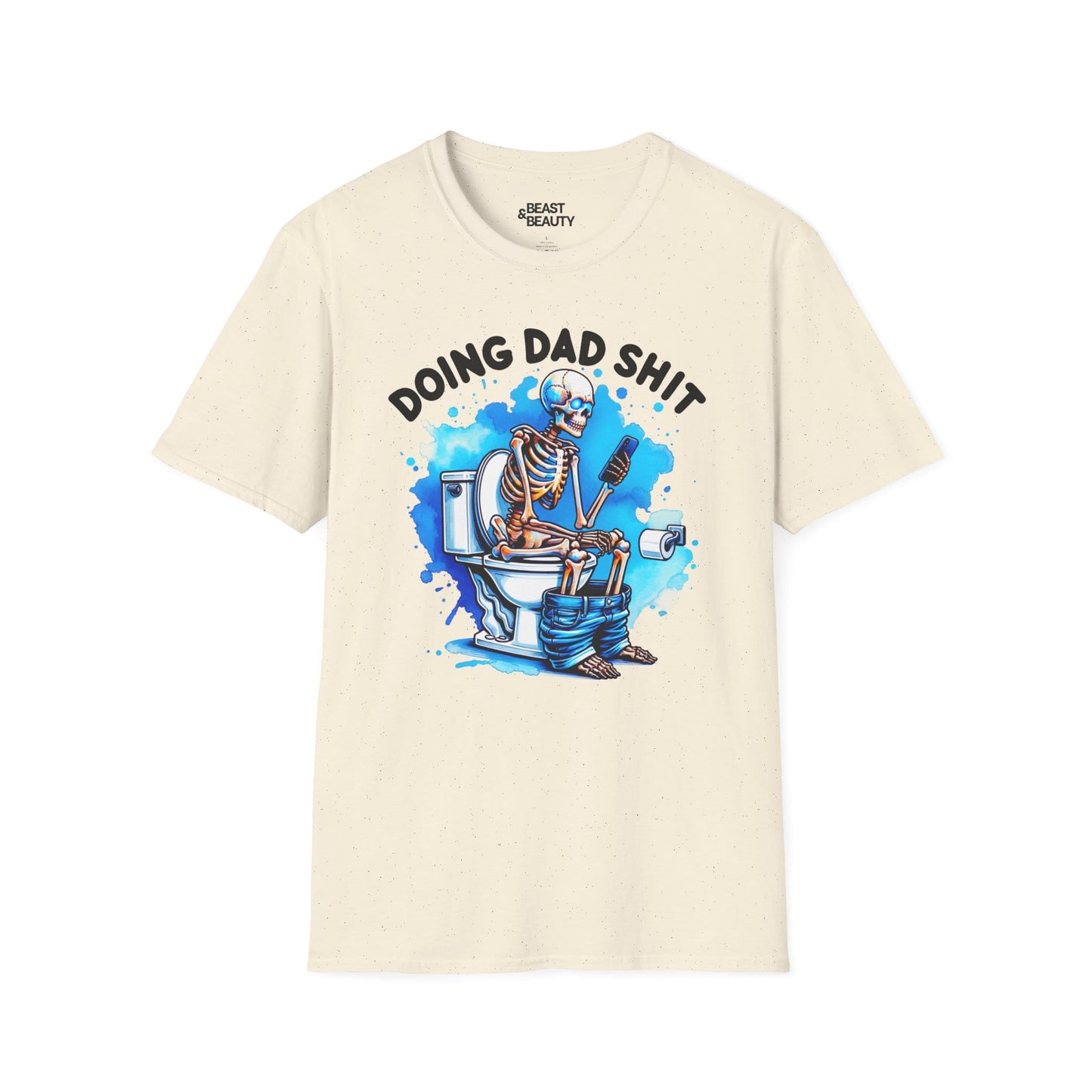 doing dad sh t t-shirt natural t-shirt uk Father's Day gift idea
