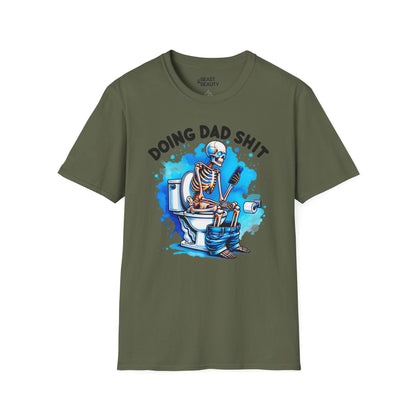 doing dad sh t t-shirt military green t-shirt uk Father's Day gift idea