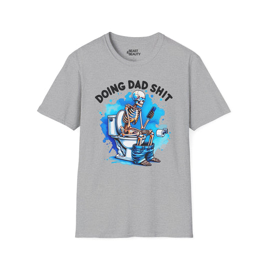 doing dad sh t t-shirt sport grey t-shirt uk Father's Day gift idea