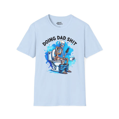 doing dad sh t t-shirt light blue t-shirt uk Father's Day gift idea