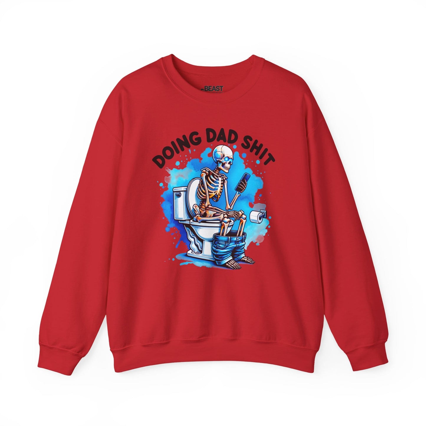 doing dad sh t sweatshirt red sweatshirt uk Father's Day gift idea