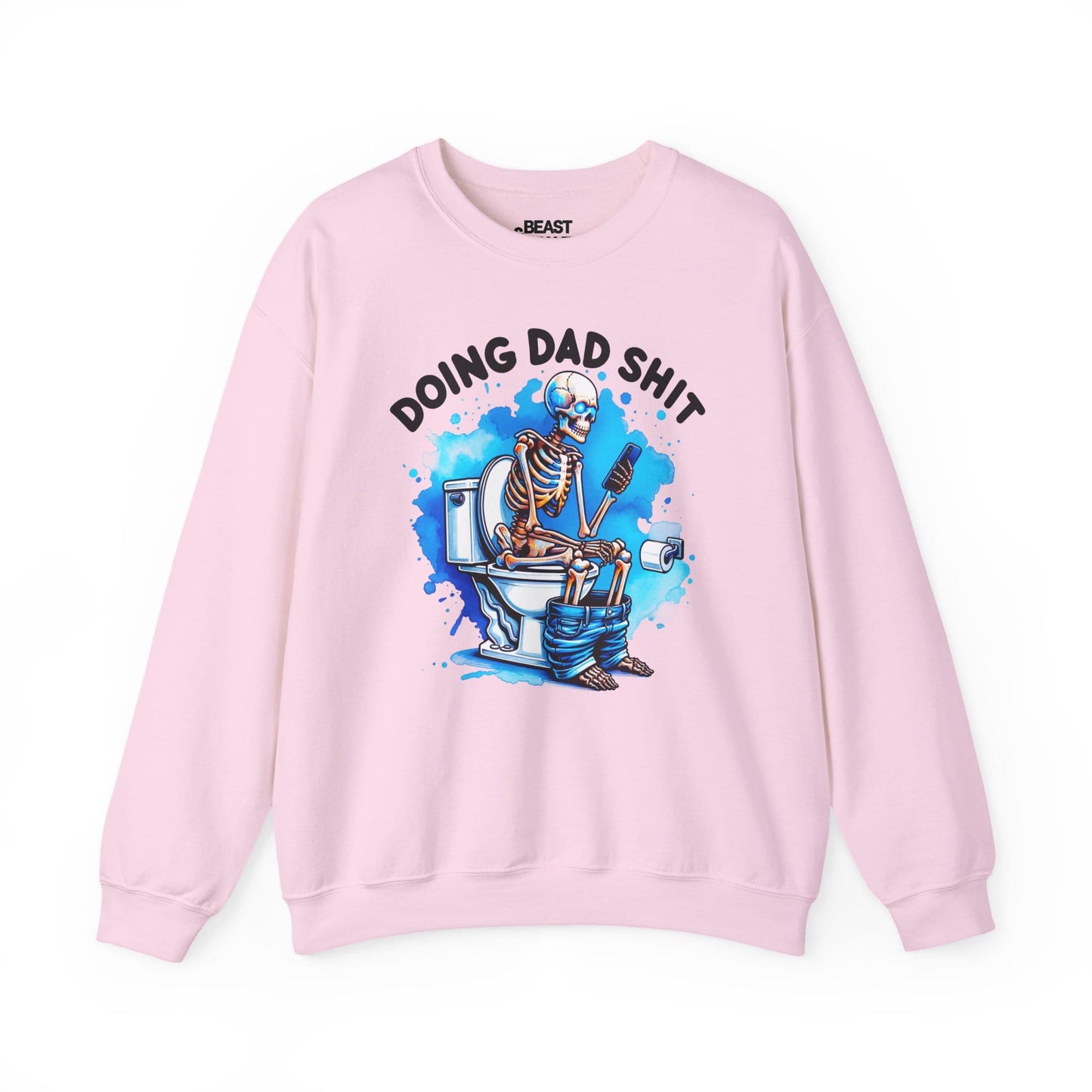 doing dad sh t sweatshirt light pink sweatshirt uk Father's Day gift idea