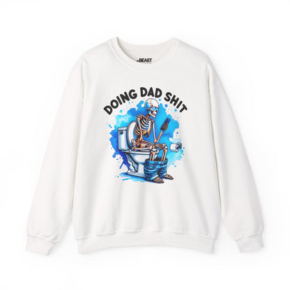 doing dad sh t sweatshirt white sweatshirt uk Father's Day gift idea