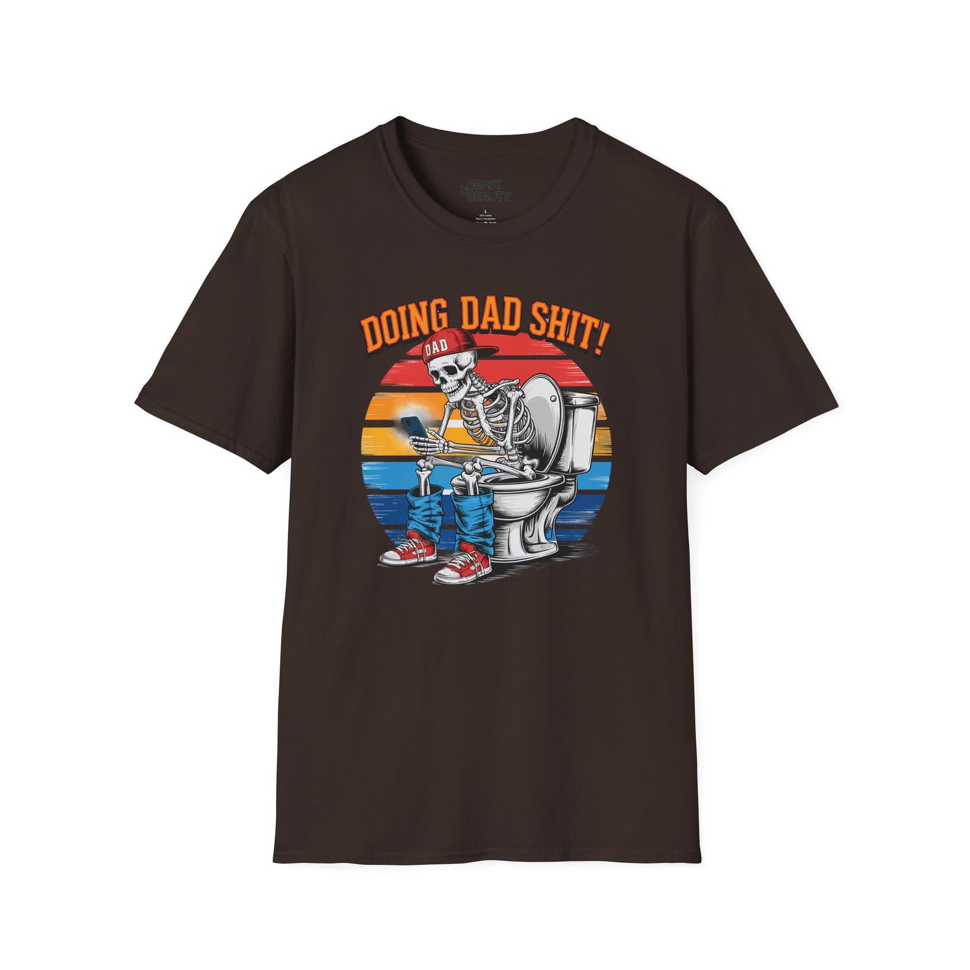 doing dad shit t-shirt dark chocolate t-shirt uk Father's Day gift idea