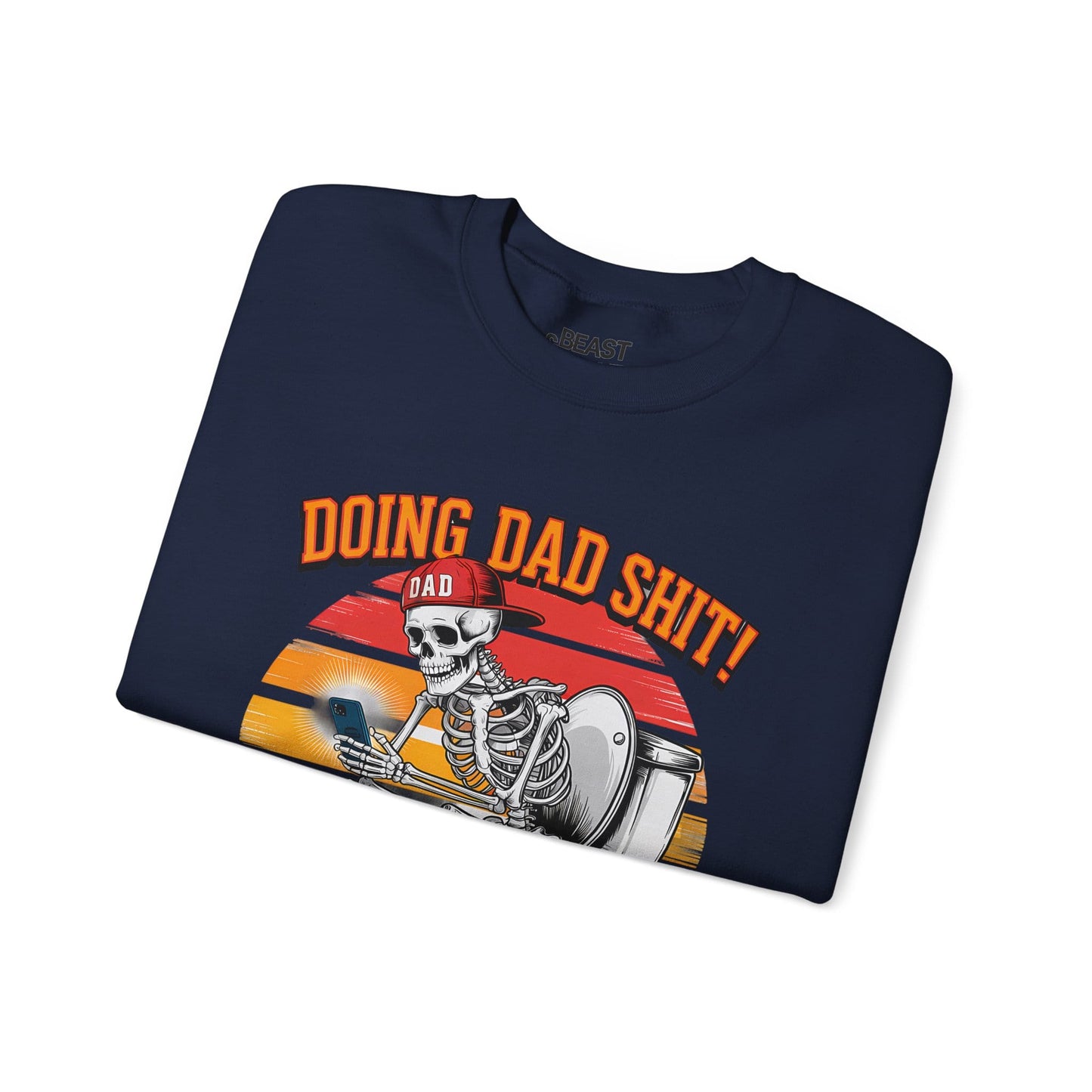 doing dad sh t vintage graphic sweatshirt sweatshirt uk Father's Day gift idea image 8