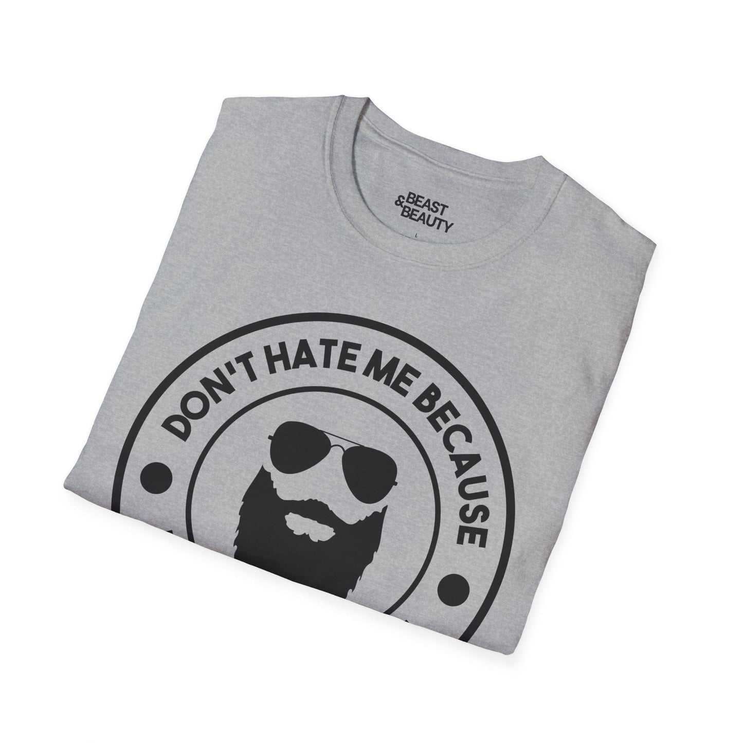 don't hate me because i'm beardiful t-shirt t-shirt uk Father's Day gift idea image 7