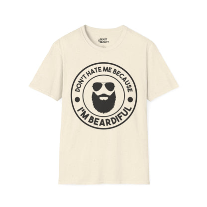 don't hate me because i'm beardiful t-shirt natural t-shirt uk Father's Day gift idea