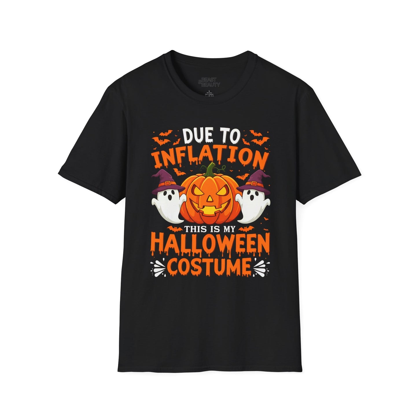 Due To Inflation This Is My Halloween Costume T-Shirt Black / S gift_idea unique_gift personalised_gift