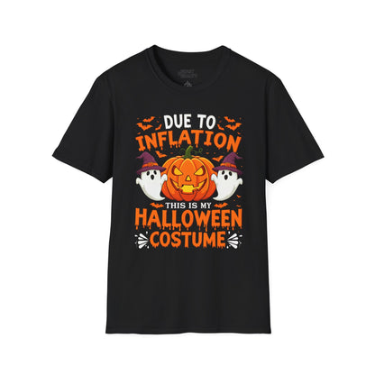 Due To Inflation This Is My Halloween Costume T-Shirt Black / S gift_idea unique_gift personalised_gift